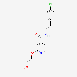 N-(4-chlorophenethyl)-2-(2-methoxyethoxy)isonicotinamide