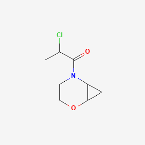 2-Chloro-1-(2-oxa-5-azabicyclo[4.1.0]heptan-5-yl)propan-1-one