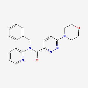 N-benzyl-6-morpholino-N-(pyridin-2-yl)pyridazine-3-carboxamide