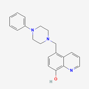 5-((4-Phenylpiperazin-1-yl)methyl)quinolin-8-ol