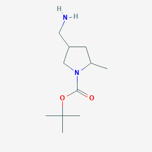 Tert-butyl 4-(aminomethyl)-2-methylpyrrolidine-1-carboxylate