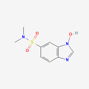 molecular formula C9H11N3O3S B3018547 1-hydroxy-N,N-dimethyl-1H-1,3-benzodiazole-6-sulfonamide CAS No. 743442-05-9