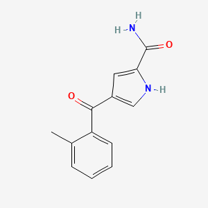 4-(2-methylbenzoyl)-1H-pyrrole-2-carboxamide