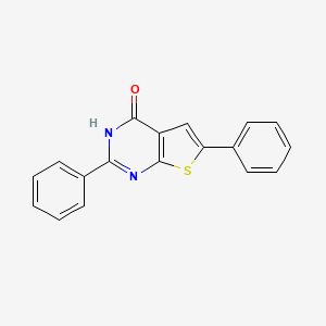 B3018637 2,6-diphenylthieno[2,3-d]pyrimidin-4(3H)-one CAS No. 18593-60-7