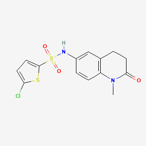 5-chloro-N-(1-methyl-2-oxo-1,2,3,4-tetrahydroquinolin-6-yl)thiophene-2-sulfonamide