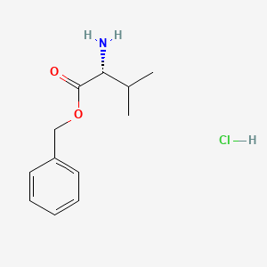 molecular formula C12H18ClNO2 B3018646 D-valine benzyl ester hydrochloride CAS No. 250708-58-8