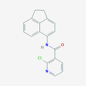 molecular formula C18H13ClN2O B301866 2-chloro-N-(1,2-dihydroacenaphthylen-5-yl)pyridine-3-carboxamide 