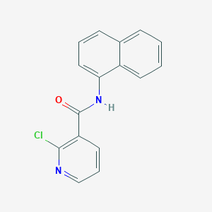 molecular formula C16H11ClN2O B301867 2-chloro-N-(1-naphthyl)nicotinamide 