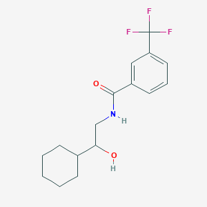 molecular formula C16H20F3NO2 B3018683 N-(2-cyclohexyl-2-hydroxyethyl)-3-(trifluoromethyl)benzamide CAS No. 1351649-57-4