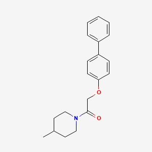 1-(4-Methylpiperidyl)-2-(4-phenylphenoxy)ethan-1-one