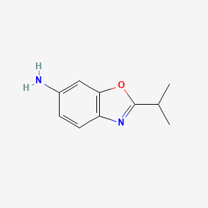 molecular formula C10H12N2O B3018709 2-Isopropylbenzo[d]oxazol-6-amine CAS No. 1152584-09-2