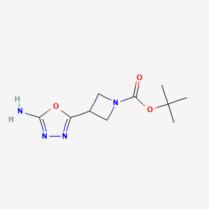 1-Boc-3-(5-Amino-[1,3,4]oxadiazol-2-yl)-azetidine