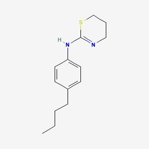 N-(4-butylphenyl)-5,6-dihydro-4H-1,3-thiazin-2-amine