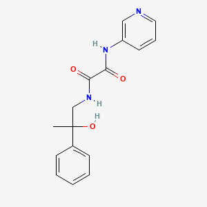 molecular formula C16H17N3O3 B3018795 N1-(2-hydroxy-2-phenylpropyl)-N2-(pyridin-3-yl)oxalamide CAS No. 1351659-88-5