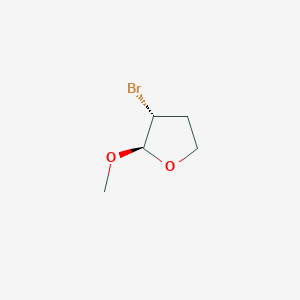 molecular formula C5H9BrO2 B3018839 (2R,3R)-3-Bromo-2-methoxyoxolane CAS No. 1932368-69-8