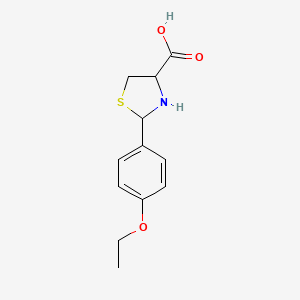 2-(4-Ethoxyphenyl)-1,3-thiazolidine-4-carboxylic acid