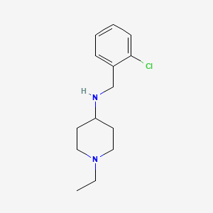 molecular formula C14H21ClN2 B3018844 N-[(2-chlorophenyl)methyl]-1-ethylpiperidin-4-amine CAS No. 416869-24-4