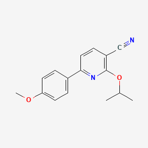 2-Isopropoxy-6-(4-methoxyphenyl)nicotinonitrile