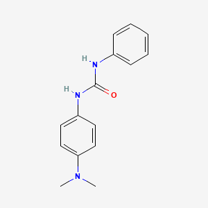 molecular formula C15H17N3O B3018877 N-[4-(dimethylamino)phenyl]-N'-phenylurea CAS No. 13143-07-2