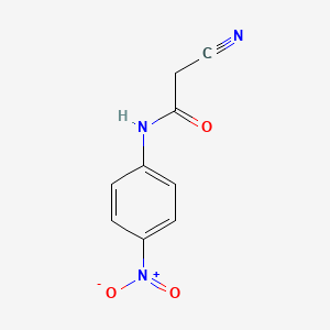 molecular formula C9H7N3O3 B3018879 2-cyano-N-(4-nitrophenyl)acetamide CAS No. 22208-39-5