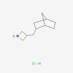3-(Bicyclo[2.2.1]heptan-2-ylmethyl)azetidine hydrochloride