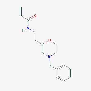 N-[2-(4-Benzylmorpholin-2-yl)ethyl]prop-2-enamide