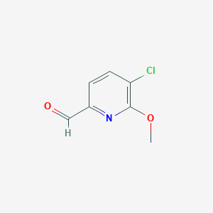5-Chloro-6-methoxypicolinaldehyde