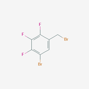 molecular formula C7H3Br2F3 B3018958 5-Bromo-2,3,4-trifluorobenzyl bromide CAS No. 1260832-85-6