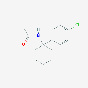 N-[1-(4-Chlorophenyl)cyclohexyl]prop-2-enamide