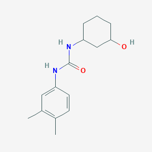 molecular formula C15H22N2O2 B3018983 1-(3,4-Dimethylphenyl)-3-(3-hydroxycyclohexyl)urea CAS No. 1396887-10-7