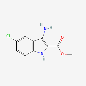 molecular formula C10H9ClN2O2 B3019053 methyl 3-amino-5-chloro-1H-indole-2-carboxylate CAS No. 889950-17-8
