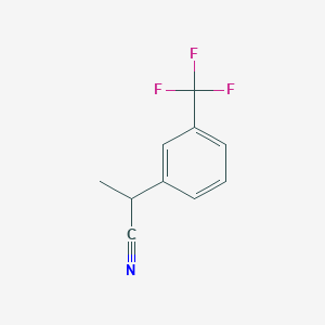 molecular formula C10H8F3N B3019115 2-[3-(三氟甲基)苯基]丙腈 CAS No. 175225-48-6