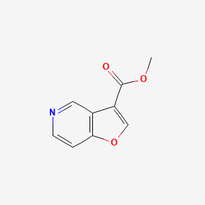 molecular formula C9H7NO3 B3019116 Methyl furo[3,2-c]pyridine-3-carboxylate CAS No. 117535-12-3