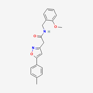 N-(2-methoxybenzyl)-2-(5-(p-tolyl)isoxazol-3-yl)acetamide