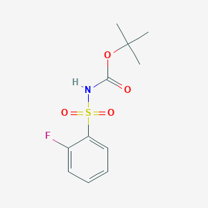 B3019182 Tert-butyl N-(2-fluorophenyl)sulfonylcarbamate CAS No. 2310040-32-3