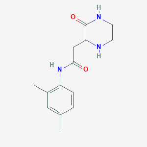 molecular formula C14H19N3O2 B3019199 N-(2,4-dimethylphenyl)-2-(3-oxopiperazin-2-yl)acetamide CAS No. 1007923-39-8