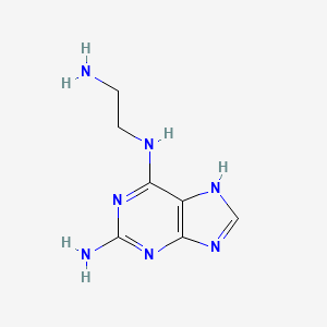 N6-(2-aminoethyl)-9H-purine-2,6-diamine