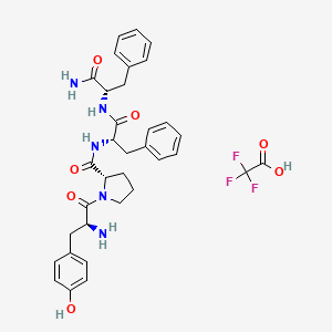 molecular formula C34H38F3N5O7 B3019214 Endomorphin 2 (TFA) CAS No. 1276124-00-5