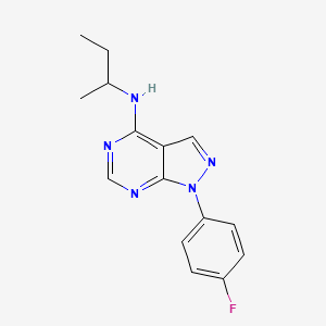 N-(butan-2-yl)-1-(4-fluorophenyl)-1H-pyrazolo[3,4-d]pyrimidin-4-amine