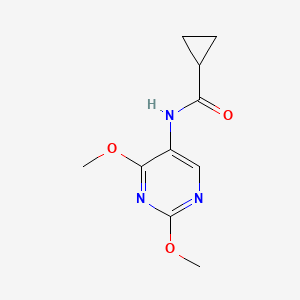 molecular formula C10H13N3O3 B3019270 N-(2,4-dimethoxypyrimidin-5-yl)cyclopropanecarboxamide CAS No. 1448059-36-6