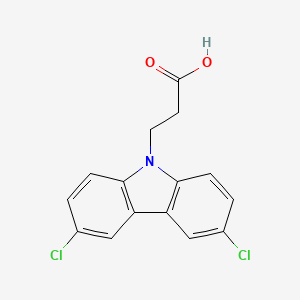 molecular formula C15H11Cl2NO2 B3019293 3-(3,6-dichloro-9H-carbazol-9-yl)propanoic acid CAS No. 300816-42-6