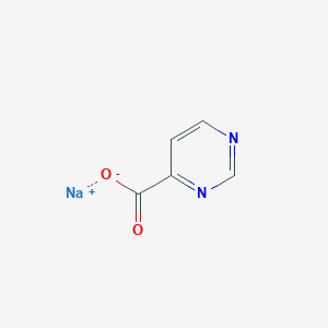 molecular formula C5H3N2NaO2 B030193 嘧啶-4-羧酸钠 CAS No. 819850-18-5