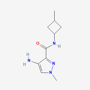 4-amino-1-methyl-N-(3-methylcyclobutyl)-1H-pyrazole-3-carboxamide