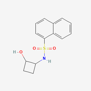 N-(2-hydroxycyclobutyl)naphthalene-1-sulfonamide