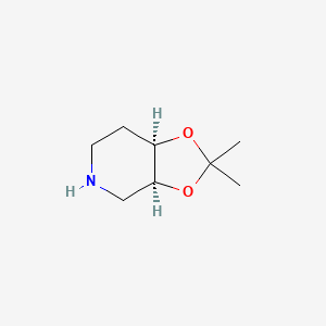 (3As,7aR)-2,2-dimethyl-3a,4,5,6,7,7a-hexahydro-[1,3]dioxolo[4,5-c]pyridine