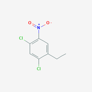 molecular formula C8H7Cl2NO2 B3019329 1,5-Dichloro-2-ethyl-4-nitrobenzene CAS No. 49709-30-0