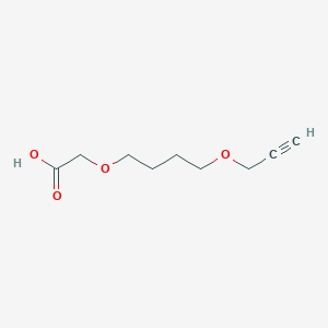 2-(4-Prop-2-ynoxybutoxy)acetic acid