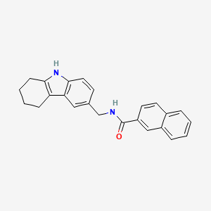 N-((2,3,4,9-tetrahydro-1H-carbazol-6-yl)methyl)-2-naphthamide