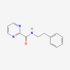 molecular formula C13H13N3O B3019371 N-phenethylpyrimidine-2-carboxamide CAS No. 1251709-81-5
