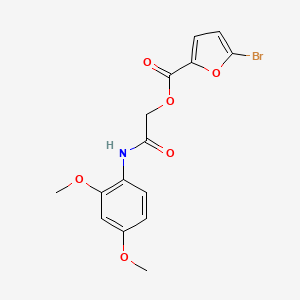 [(2,4-DIMETHOXYPHENYL)CARBAMOYL]METHYL 5-BROMOFURAN-2-CARBOXYLATE